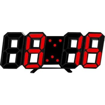 3D Modern Clock with Temperature and Date