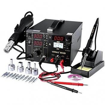 Mbuynow 3-in-1 Hot Air Soldering Kit with 4 Nozzles