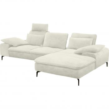 L‑Form Ecksofa Valentinoo (W.SCHILLIG) – Set + Hocker – 299 cm Breite