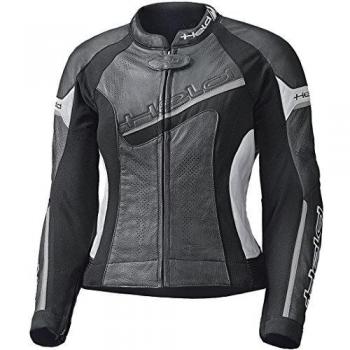 Held Debbie II Damen Lederjacke Schwarz/Weiß 38