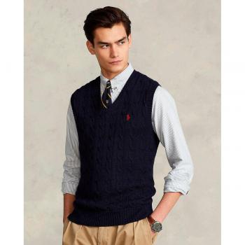 Pull Polo Ralph Lauren col V sans manches en coton