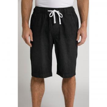 Bermuda quattro tasche uomo 3XL nero cotone JP1880