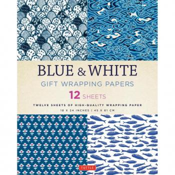 Blue & White Gift Wrapping Papers