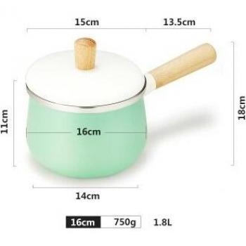 Cubierta Protegida Olla de Sopa Esmalte 3.5L – Hogar Infantil