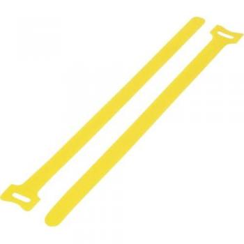 TruComponents 180mm x 12mm Yellow Velcro Cable Ties (20 Pack)