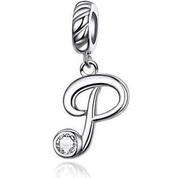 LaMenars Charme Lettre P Argent Sterling 925