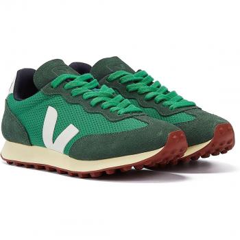 Baskets en daim et tulle Alveomesh Veja Rio Branco Femmes Vert
