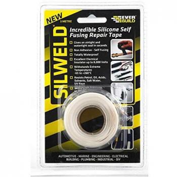 Everbuild Silweld Black Silicone Self-Fusing Emergency Repair Tape (Water Hose)