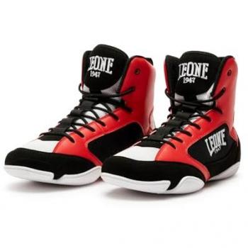 Sneakers Alte Leone Chaussures de Boxe Premium – Colore Rosso, Nero e Bianco