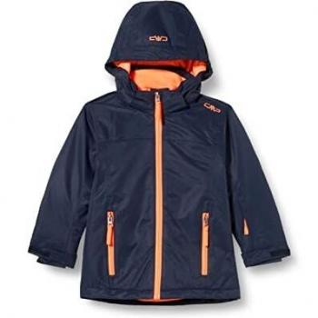 Chaqueta Juvenil Snaps con Capucha, Azul y Negro, 164
