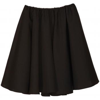 Jupe Noire à Volants Rock