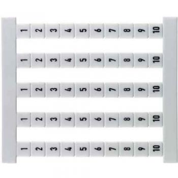 Weidmüller DEK 5 FSZ 11‑20 5mm White Terminal Block Tag – 500pcs