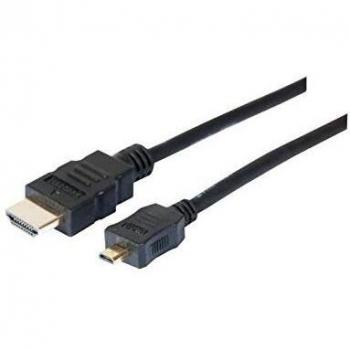 M Micro HDMI Kabel, High Speed mit Ethernet, vergoldet