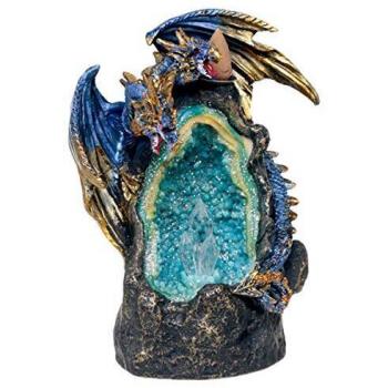 LED Crystal Dragon Cave Incense Burner