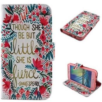 Tapa Case Floral y Lujo en Cuero PU para Galaxy A3
