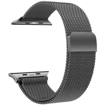 Bracelet Élégant Noir pour Apple Watch 38/40/41mm KSIX