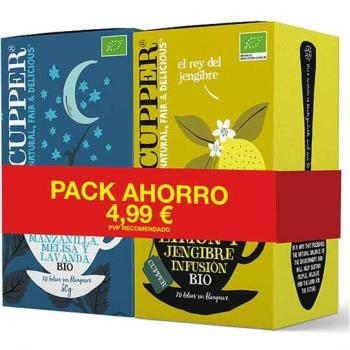 Cupper Infusión ecológica Limón y Jengibre y Snore & Peace