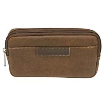 Porte-monnaie en cuir marron Joseph Arthur & Aston