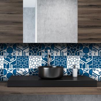 Stickers 15x15 cm pour carreaux