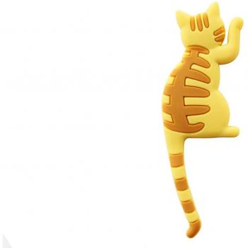Cute Cat Fridge Hook Sticker