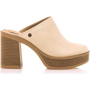 Sandalias de Mujer MTNG ZAPATOS DE TACON DE MUJER 53327 SANDALIAS DE TACON BEIGE