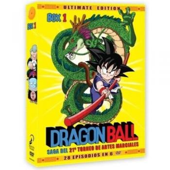 DRAGON BALL ULTIMATE EDITION EN ANIME DVD BOX AMARILLA NUMERO 1 como nuevo