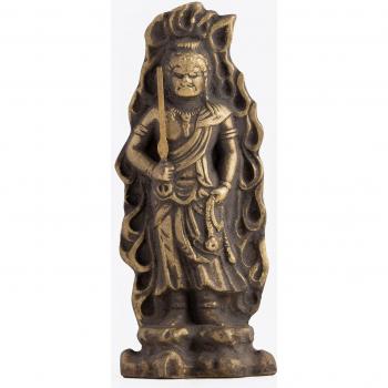 Gold Fudo Myoo Buddhist Statue