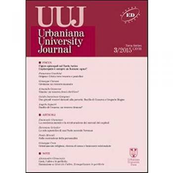 Urbaniana University Journal. Euntes Docete. Focus: figure episcopali nel tardo antico. L'episcopato è sempre un bonus opus?