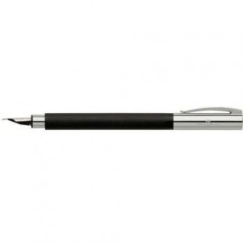 Faber-Castell Ambition Nero, Argento 1 pezzo penna stilografica