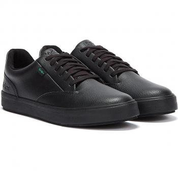 Pelle Nera Tvonne Tumble – Scarpe Uomo Kickers