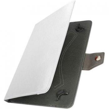 Avizar Shield 10” Tablet: Custodia Bianco, Supporto Video, Materiale Pelle Imitata