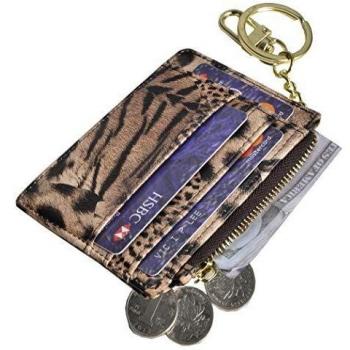 Ehsbuy Slim Keychain Wallet for Men & Women