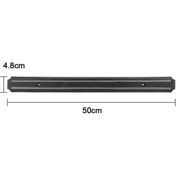 Metalen Magnetische Mes Houder 33-55Cm Zwart