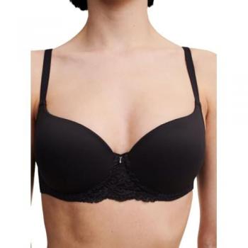 Chantelle Marilyn Covering T-Shirt Bra – Golden Beige, Black Polyamide, Size 36D