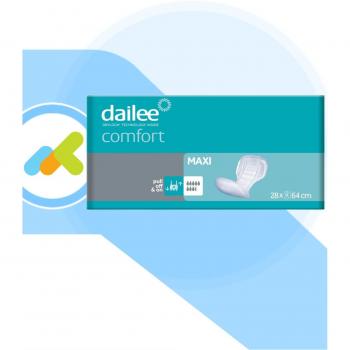 Dailee Comfort Maxi | Pannolone sagomato assorbente | 8,5 Gocce |