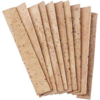 Láminas de corcho para saxofón, 10 unidades, clarinete, junta Bb, dimensiones 81*11*2mm