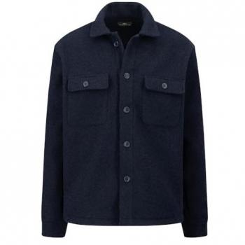 Hatton Fynch camicia a maniche lunghe color navy