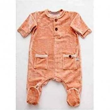 Body di Bambù 1M con Piccoli Calzini Off-White