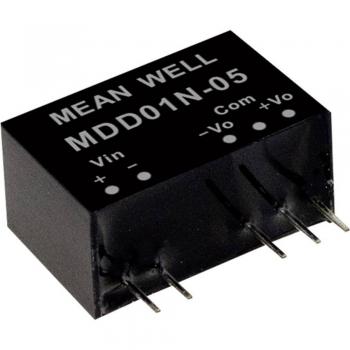 Mean Well MDD01L-05 Modulo convertitore DC/DC 100 mA 1 W, 2 uscite, Contenuto 1 pz