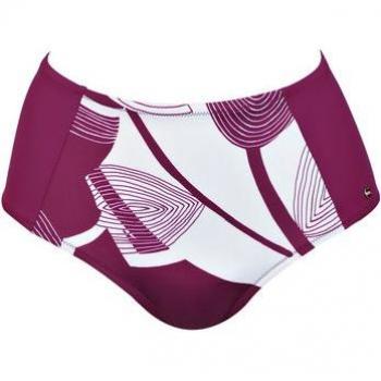 Bas de bikini taille haute Karpathos Rouge Lisca