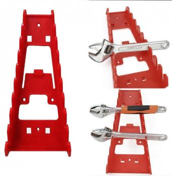 Wall Mount Tool Tray – Plastic Organizer for Wrenches, Spanners, and Sockets