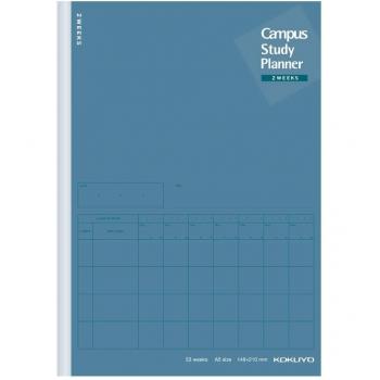 KOKUYO Campus A5 Navy 2‑Week Ruled Notebook Pair