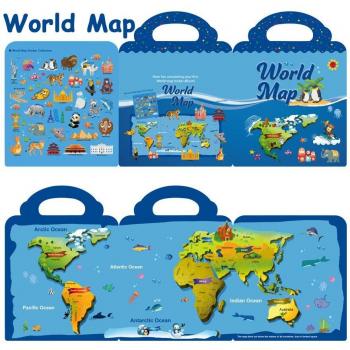 Educational Cartoon Sticker Book for Kids