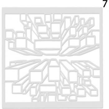 Motif Ginkgo Bud Bricolage