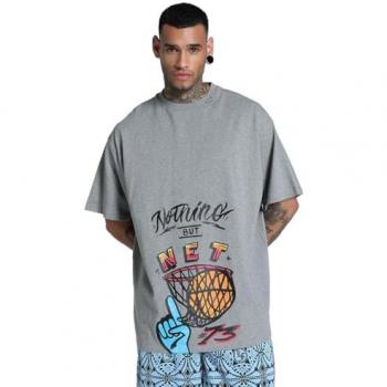 T-shirt Puma Getting Crafty Unisexe Medium Gris