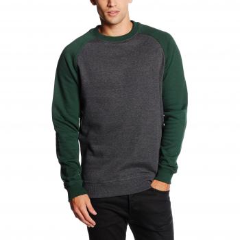 Sudadera Urban Classics 2-Tone Raglan, Hombre, Multicolor