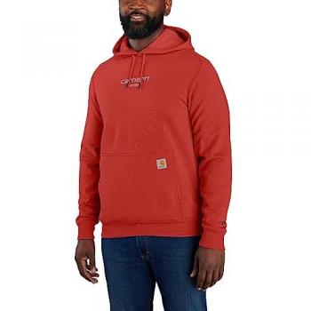 Carhartt Logo Grafik Kapuzenpullover Rot 2XL