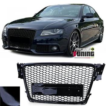 Calandre Sportive Noir RS4 pour Audi A4 B8 2007-2011