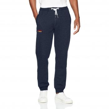 Superdry Herren Orange Label Cali Jogginganzug, Marineblau (Bass Blue Grindle), L
