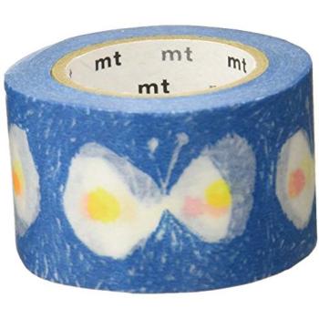 Masking Tape MT MINA Papillon Crayon Hana Hane Blauw – Multicolored Masking Tape (MT) – Set